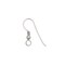 JewelrySupply Sterling Silver Fish Hook Earring Wires (1 Pair of Sterling Silver Earrings)
